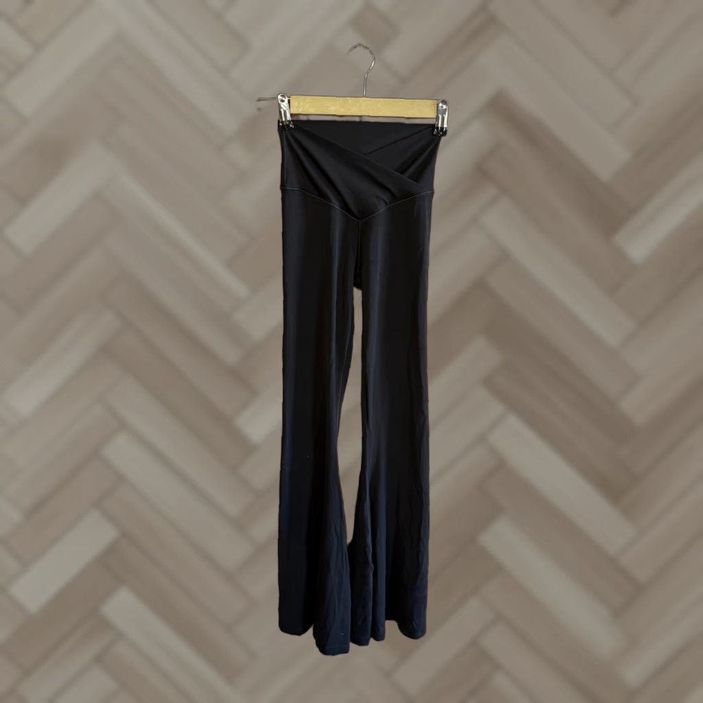 Vintage Offline Aerie Womens Leggings Flared Black Size S Etc? Size 28" / US 6 / IT 42 - 1 Thumbnail