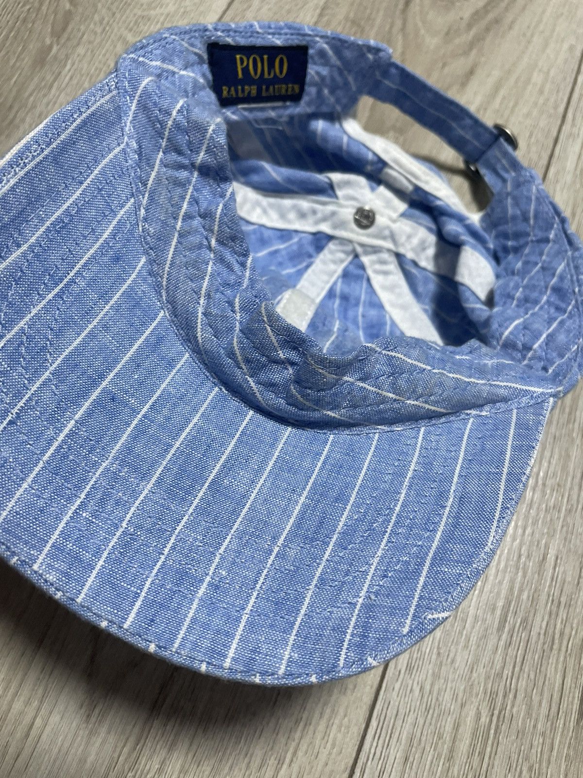 Polo Ralph Lauren Vintage Polo Ralph Lauren Cap Sripped Old Money Hat Y2K Size ONE SIZE - 12 Thumbnail