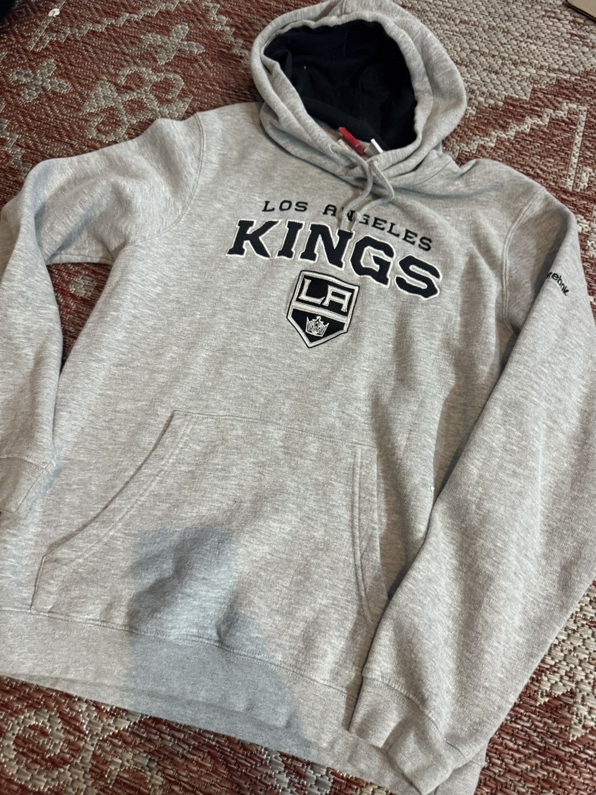 NHL VTG Los Angeles Kings Hockey Hoodie Sz M Retro NHL Size US M / EU 48-50 / 2 - 1 Thumbnail