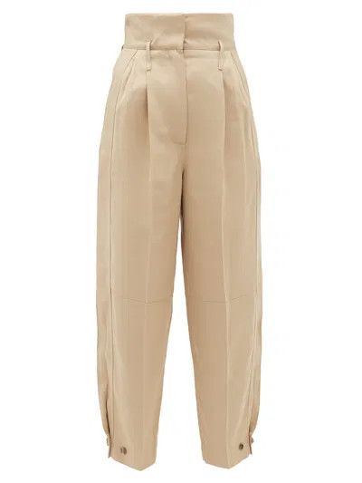 Givenchy o1y0925 Casual Pant in Beige Size 27" / US 4 / IT 40 - 1 Thumbnail