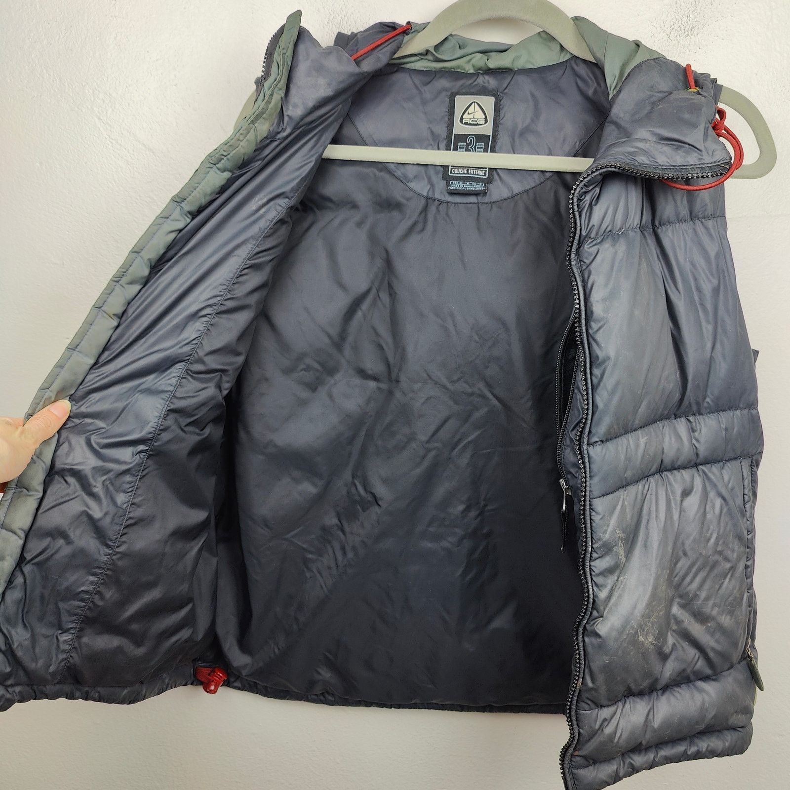 Nike Vintage Y2K Nike ACG Down Puffer Vest Womens Small Blue Size S / US 4 / IT 40 - 7 Thumbnail