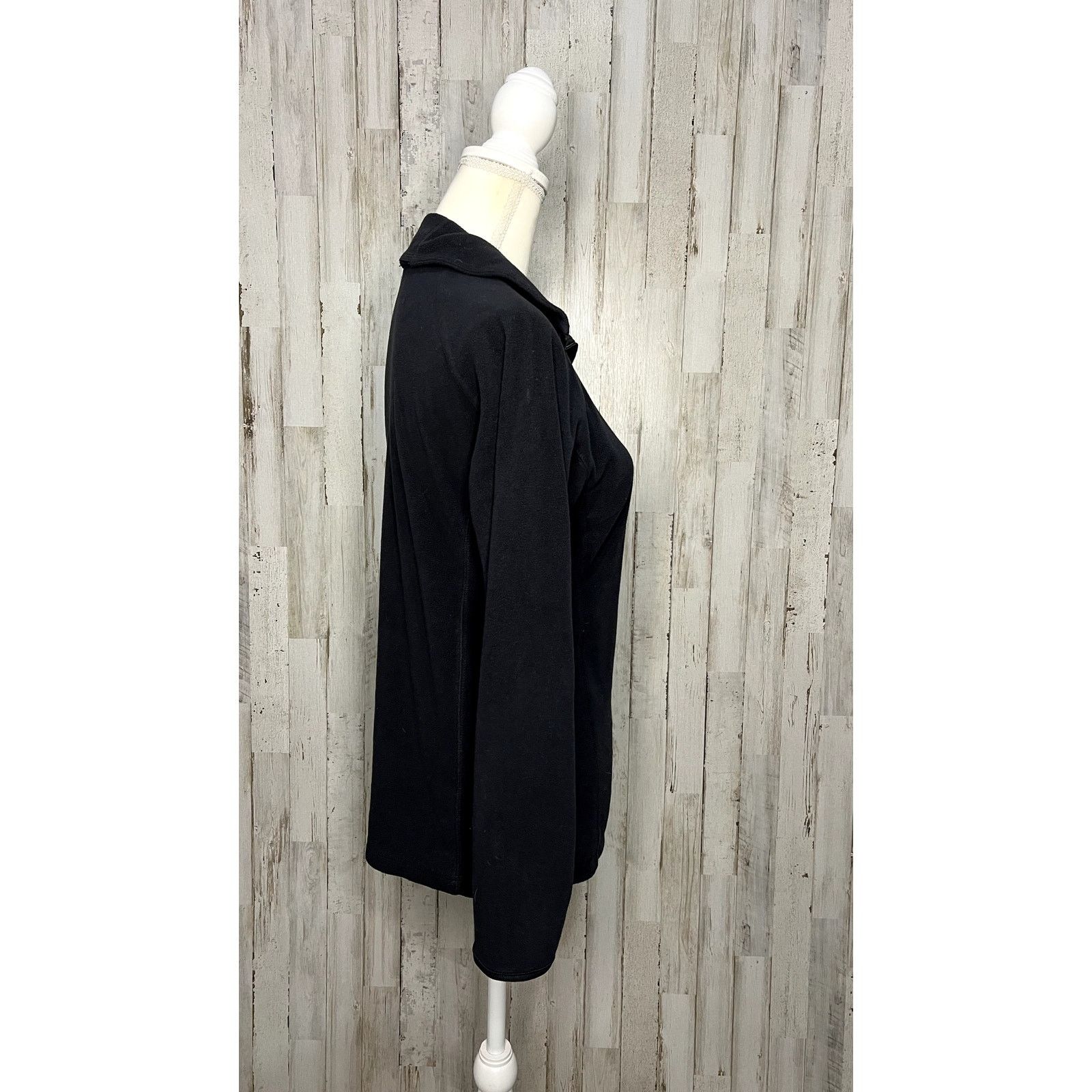 Columbia Columbia Women's Black 1/2 Zip Fleece Pullover Size Medium Size M / US 6-8 / IT 42-44 - 2 Thumbnail