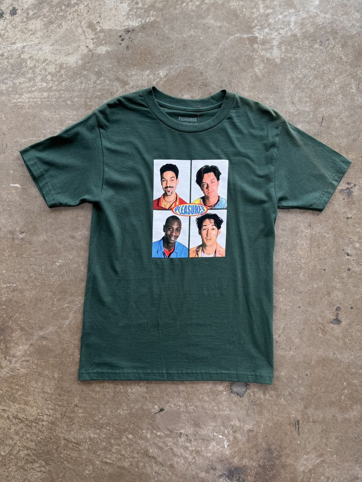 Pleasures Pleasures Dave Chappelle Cast Tee Green Size Small Size US S / EU 44-46 / 1 - 2 Thumbnail