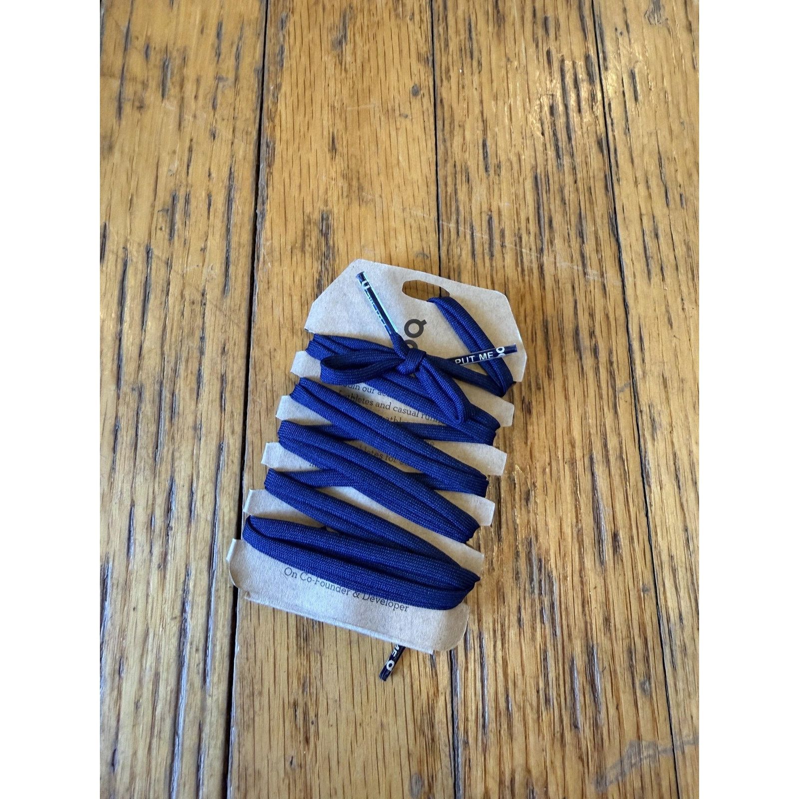 On On Shoelaces Mens Size 10 Blue Replacement Shoe Laces Size ONE SIZE - 1 Thumbnail