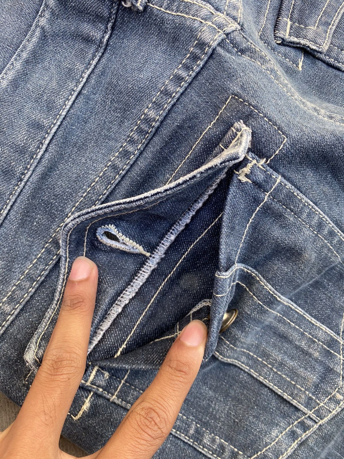 Avirex Avirex Overall Denim Backhit Size US 31 - 22 Thumbnail