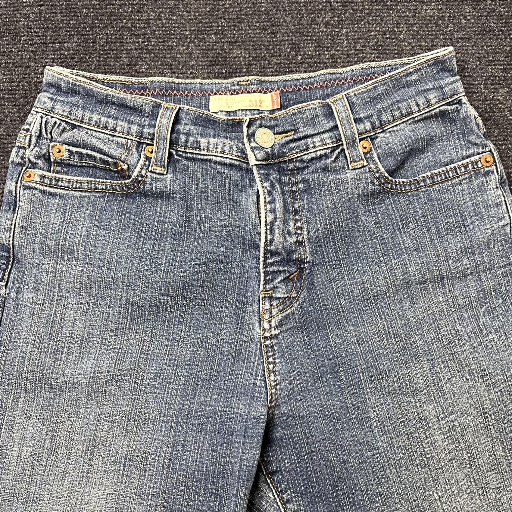 Levi's Levi's Jeans Womens 6P Light Blue Tapered Cuffed Slim Denim Stretch Size 28" / US 6 / IT 42 - 2 Thumbnail