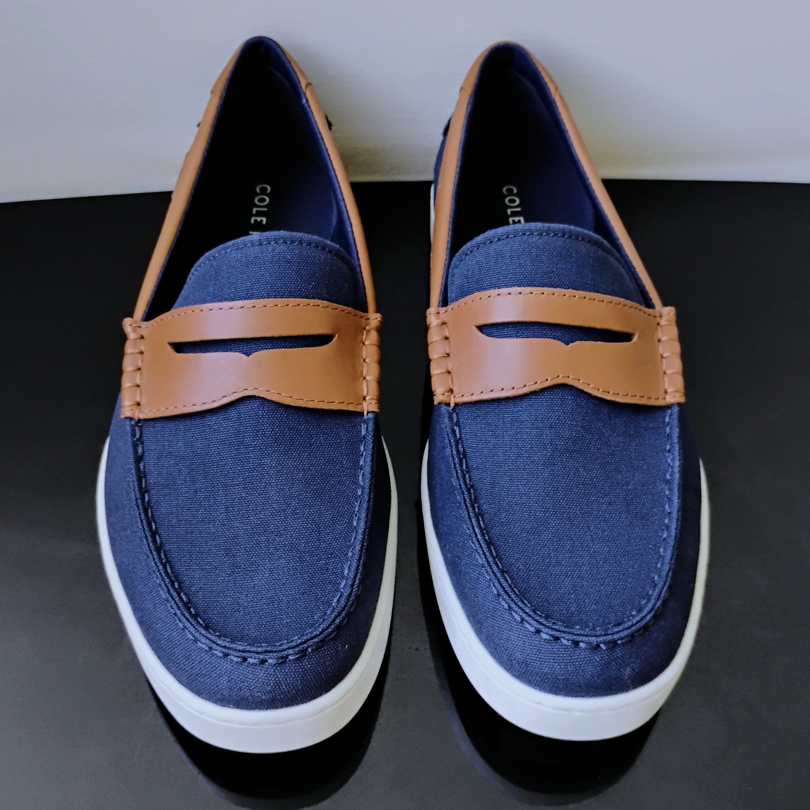 Cole Haan Cole Haan Men's Nantucket 2.0 Penny Loafer in Navy Blazer Size US 11 / EU 44 - 3 Thumbnail