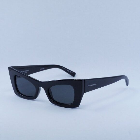 Saint Laurent Paris 🕶️ New Saint Laurent SL702 001 Sunglasses - Black Frame Size ONE SIZE - 1 Thumbnail