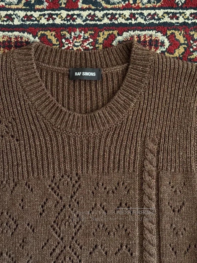 Raf Simons Raf Simons Stitched wool vest smiley face Size US L / EU 52-54 / 3 - 3 Thumbnail