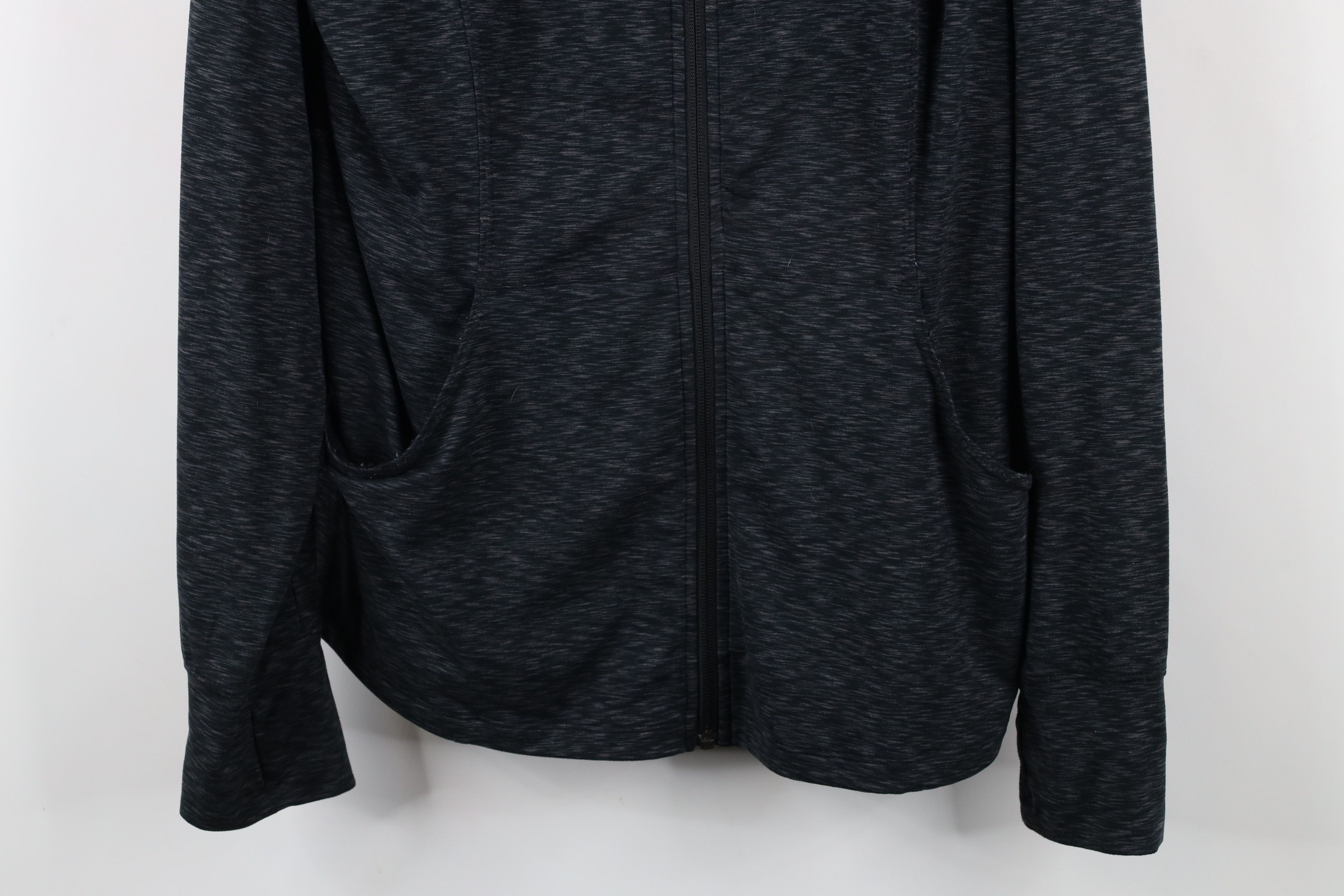 The North Face × Vintage The North Face Lightweight Knit Full Zip Hoodie Black Size XL / US 12-14 / IT 48-50 - 3 Thumbnail