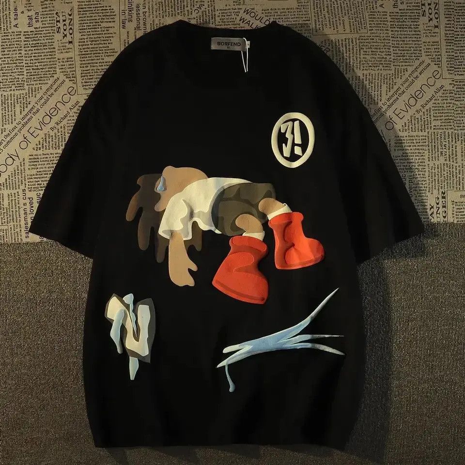 Japanese Brand × Vintage Summer Y2K High Street Casual Short Vintage Sleeve top Size US L / EU 52-54 / 3 - 2 Thumbnail