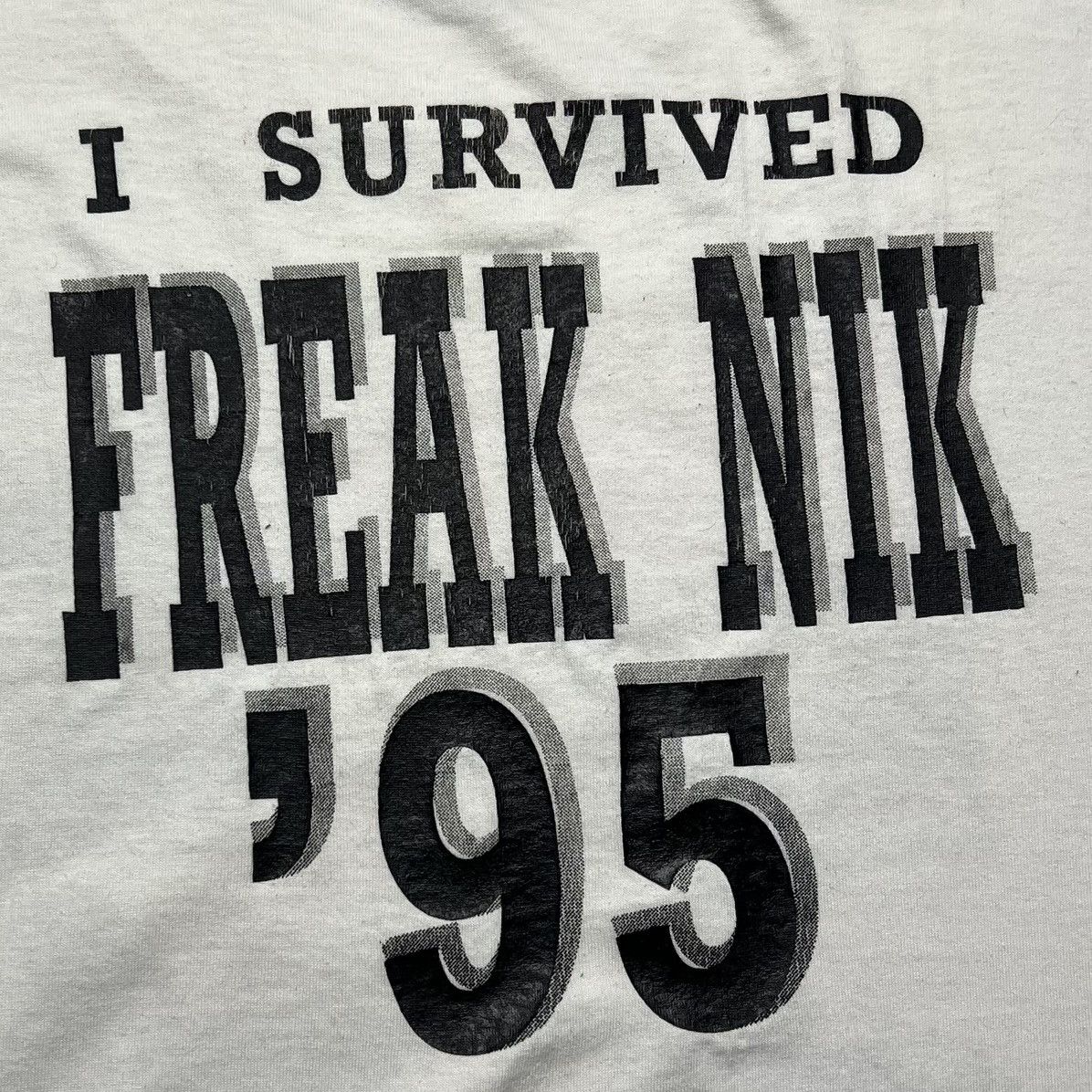 Rap Tees × Vintage I Survived FreakNik ‘95 Tee Size US XL / EU 56 / 4 - 4 Thumbnail