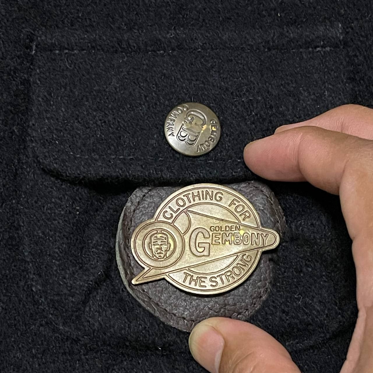 GB Vintage Gembony Wool Multi Pocket Jacket Corduroy Collar Size US L / EU 52-54 / 3 - 6 Thumbnail