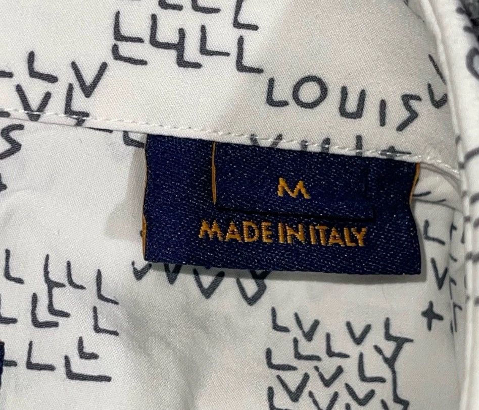 Louis Vuitton Louis Vuitton Full printed airplane shirt 2412-Nextarrow Size 44R - 6 Thumbnail