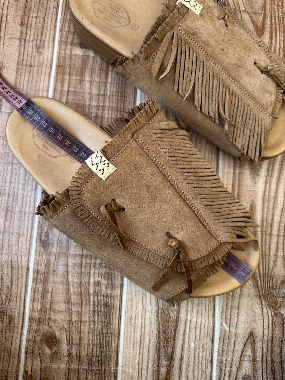 Visvim Visvim Christo Shaman Slides Brown XL Size US 12 / EU 45 - 18 Thumbnail