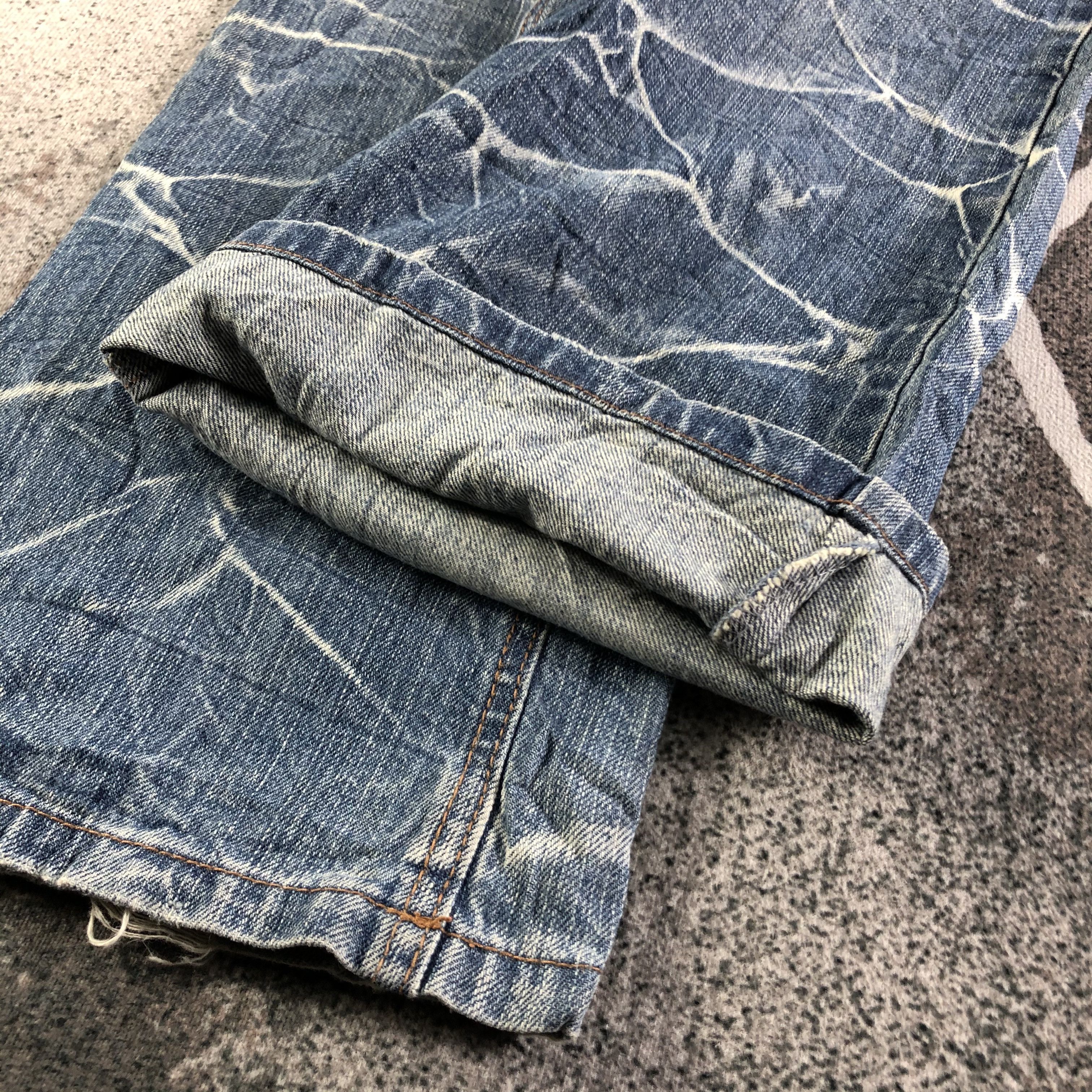 Japanese Brand Japanese Nylaus Jeans Distressed Denim KJ3083 Size US 31 - 7 Thumbnail