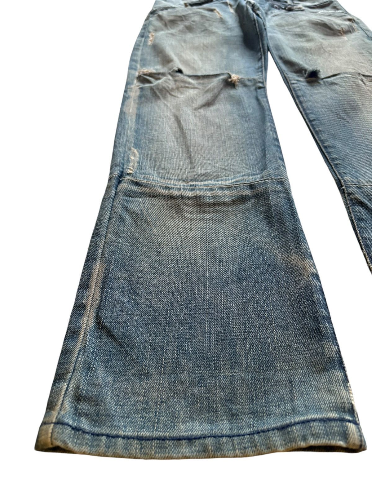 Japanese Brand Vintage Japanese Brand Rusty Mud Wash Distressed Loose Jeans Size US 32 / EU 48 - 6 Thumbnail