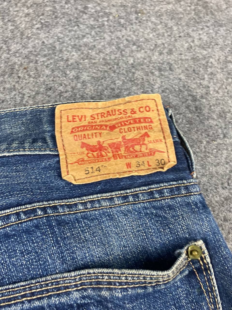 Levi's vintage levis 514 slim straight ripped denim Size US 36 / EU 52 - 6 Thumbnail