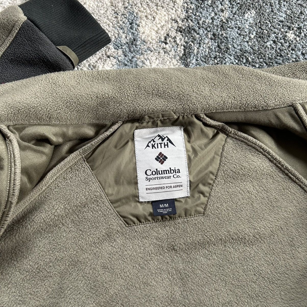 Columbia × Kith 2016 ASPEN CORE FLEECE JACKET YKK DOUBLE ZiP SHERPA OLiVE Size US M / EU 48-50 / 2 - 7 Thumbnail