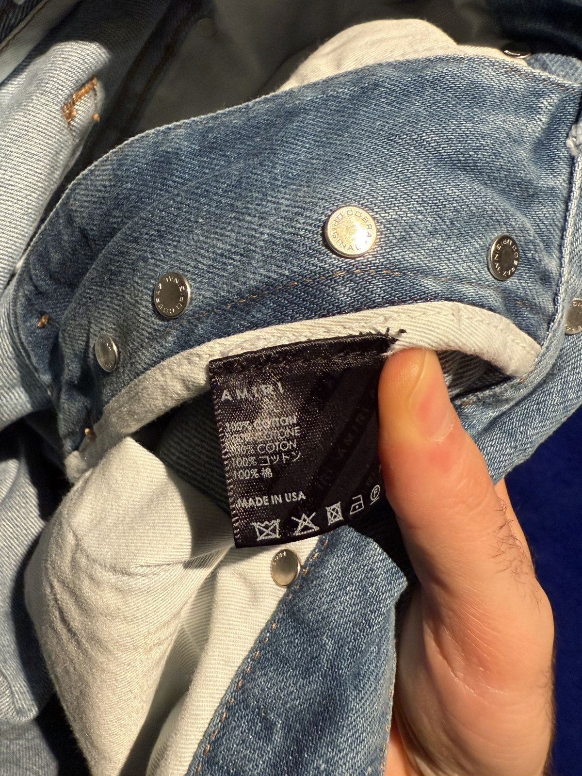 Amiri AMIRI Carpenter Jeans Size 32 DSWT Made in USA Retail $1100 Size US 32 / EU 48 - 12 Thumbnail