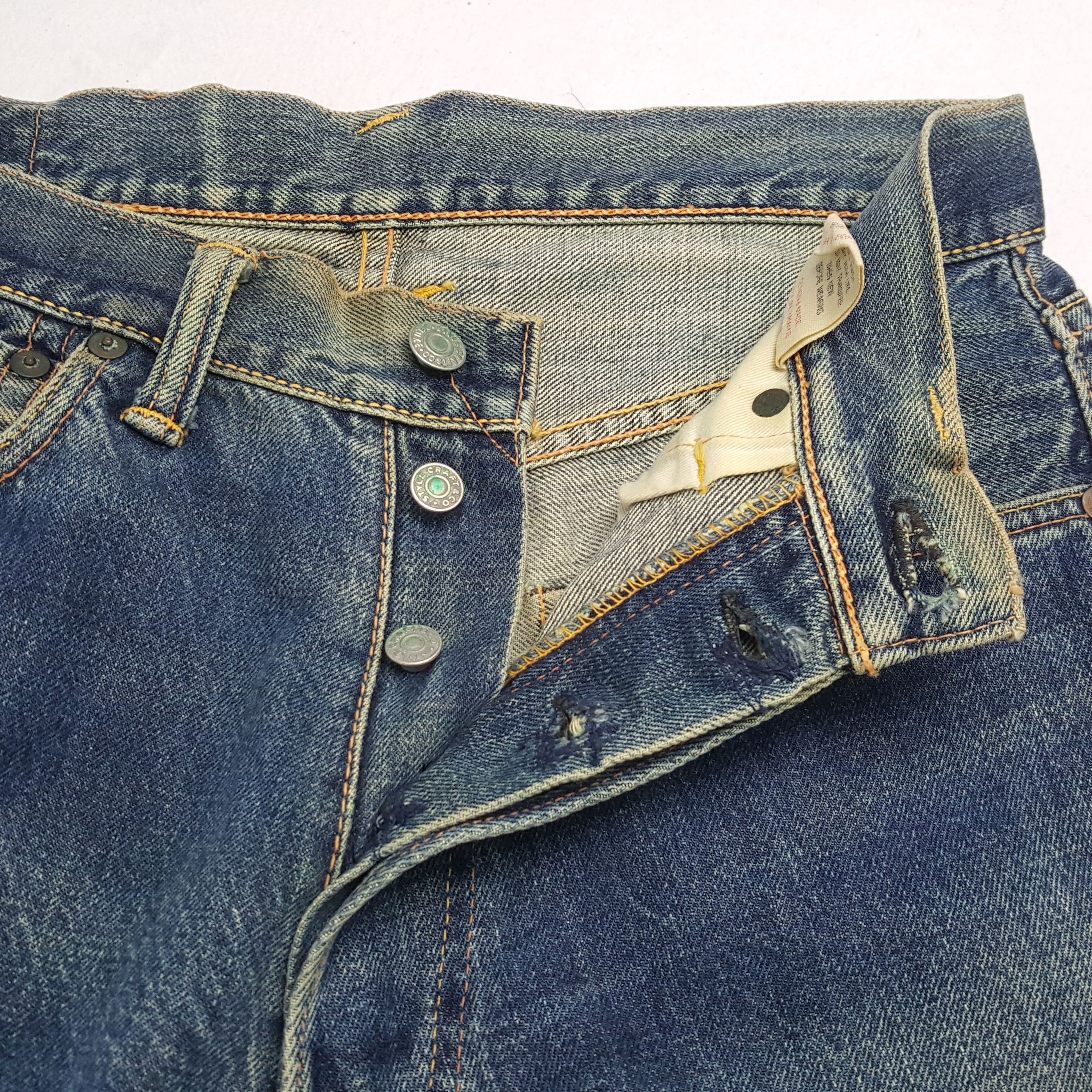 Evisu × Japanese Brand × Vintage Vintage EVISU Japanese Brand Daicock Custom Style Jeans Size US 29 - 13 Thumbnail