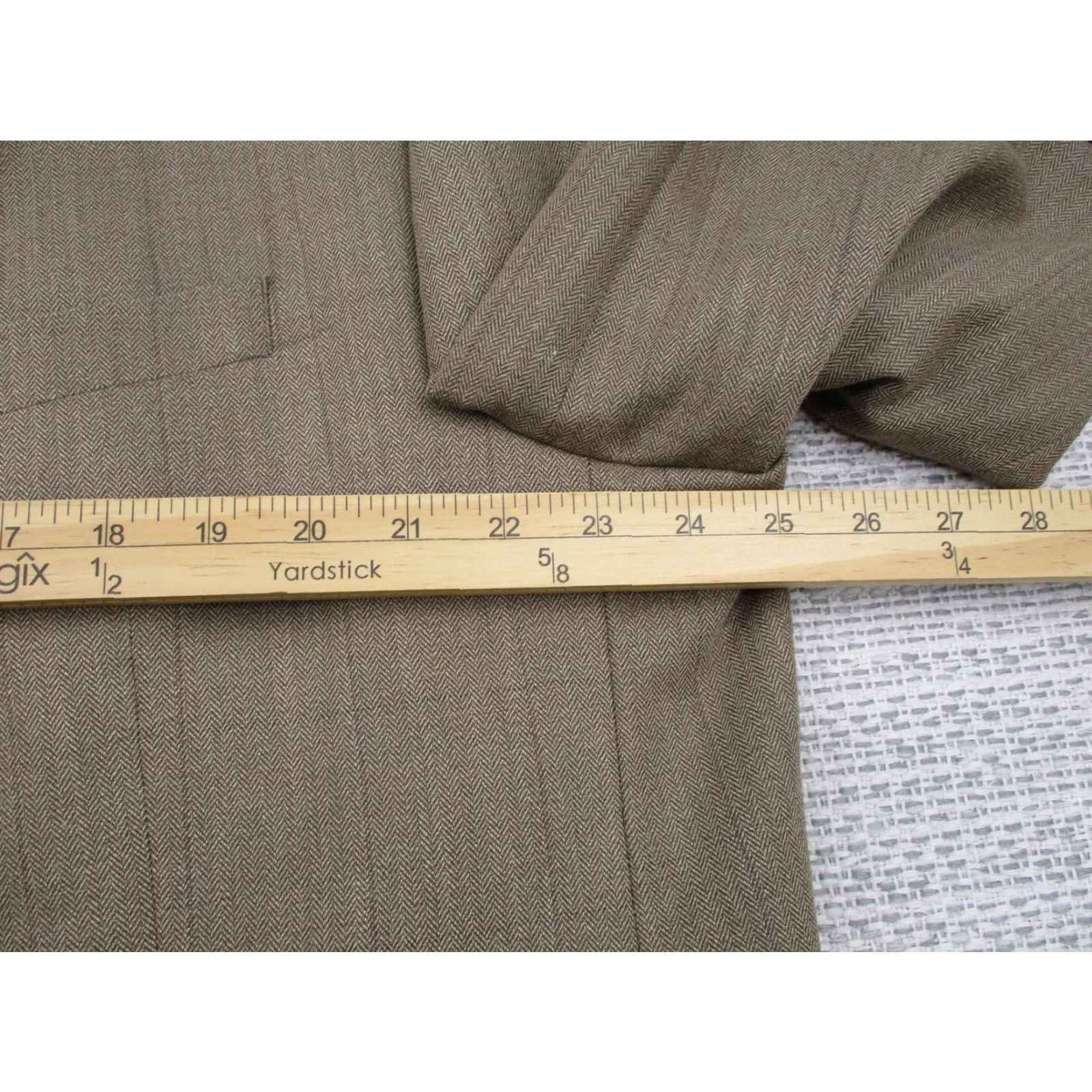Ralph Lauren Ralph Lauren Blazer Mens 50 Long Brown Wool Silk Herringbone Sport Coat Dillard's Size 50R - 7 Thumbnail
