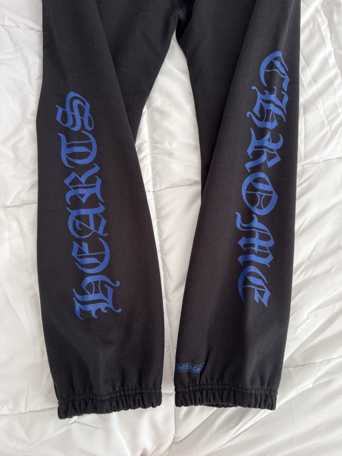 Chrome Hearts Chrome Hearts Horseshoe Logo Sweatpants in Black/Blue size L Size US 34 / EU 50 - 8 Thumbnail