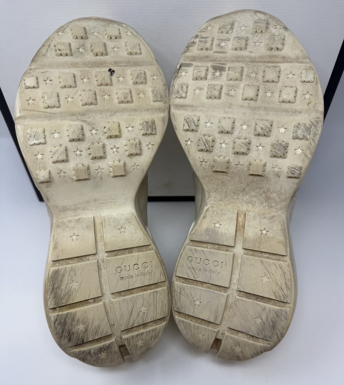 Gucci Gucci Rhyton Logo Leather Sneaker Size US 9 / EU 42 - 6 Thumbnail