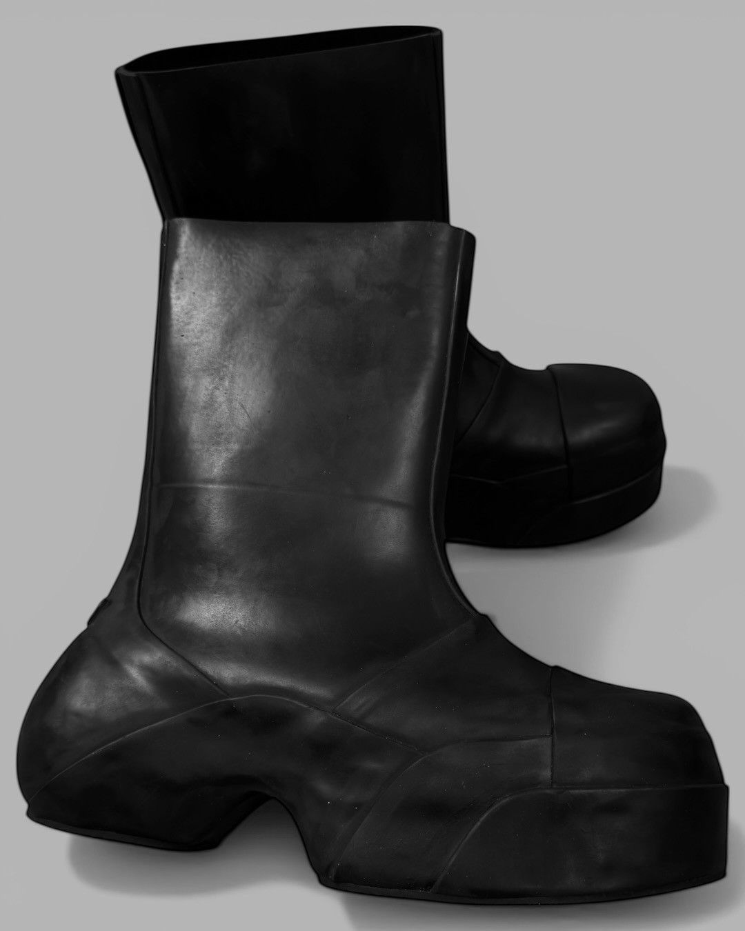 Givenchy SS2023 Givenchy By Mathew M Williams Rubber Ankle Boots Size US 8.5 / EU 41-42 - 18 Thumbnail