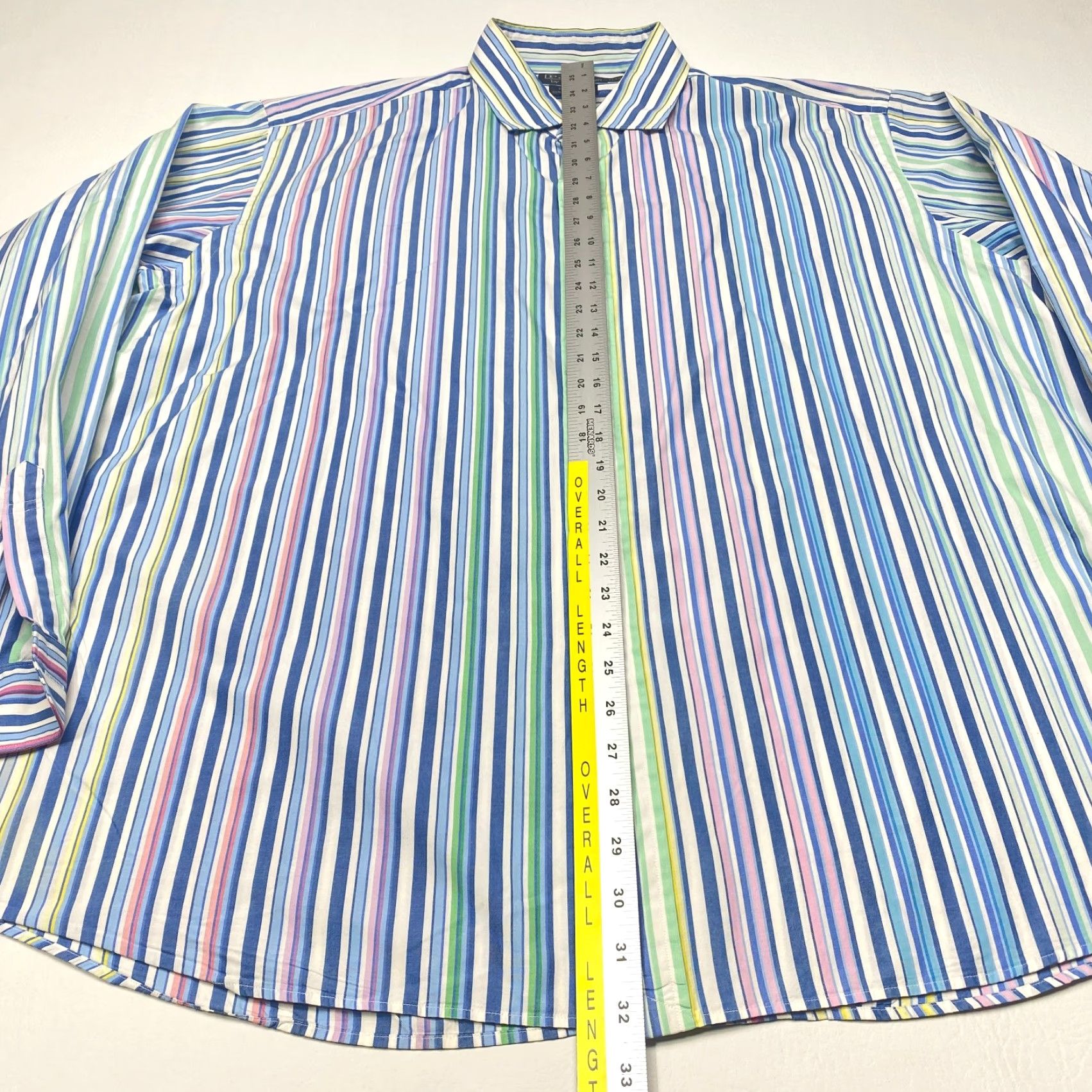 Polo Ralph Lauren Polo Ralph Lauren Westerton Shirt Men's 2XL Striped Long Sleeve Button Up 7884 Size US XXL / EU 58 / 5 - 7 Thumbnail