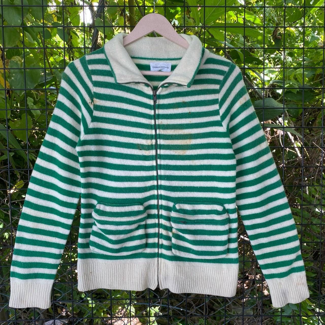 Issey Miyake × Japanese Brand × Tsumori Chisato Vintage Issey Miyake Tsumori Chisato Stripes Zipper Size S / US 4 / IT 40 - 2 Thumbnail