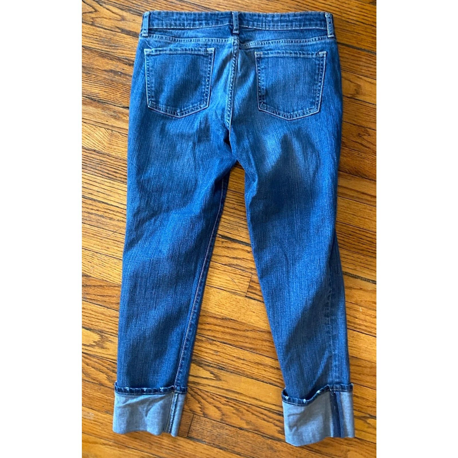 Gap GAP Straight Trending Cuff Ankle Jeans Denim Women’s 8/29 Size 30" / US 8 / IT 44 - 3 Thumbnail
