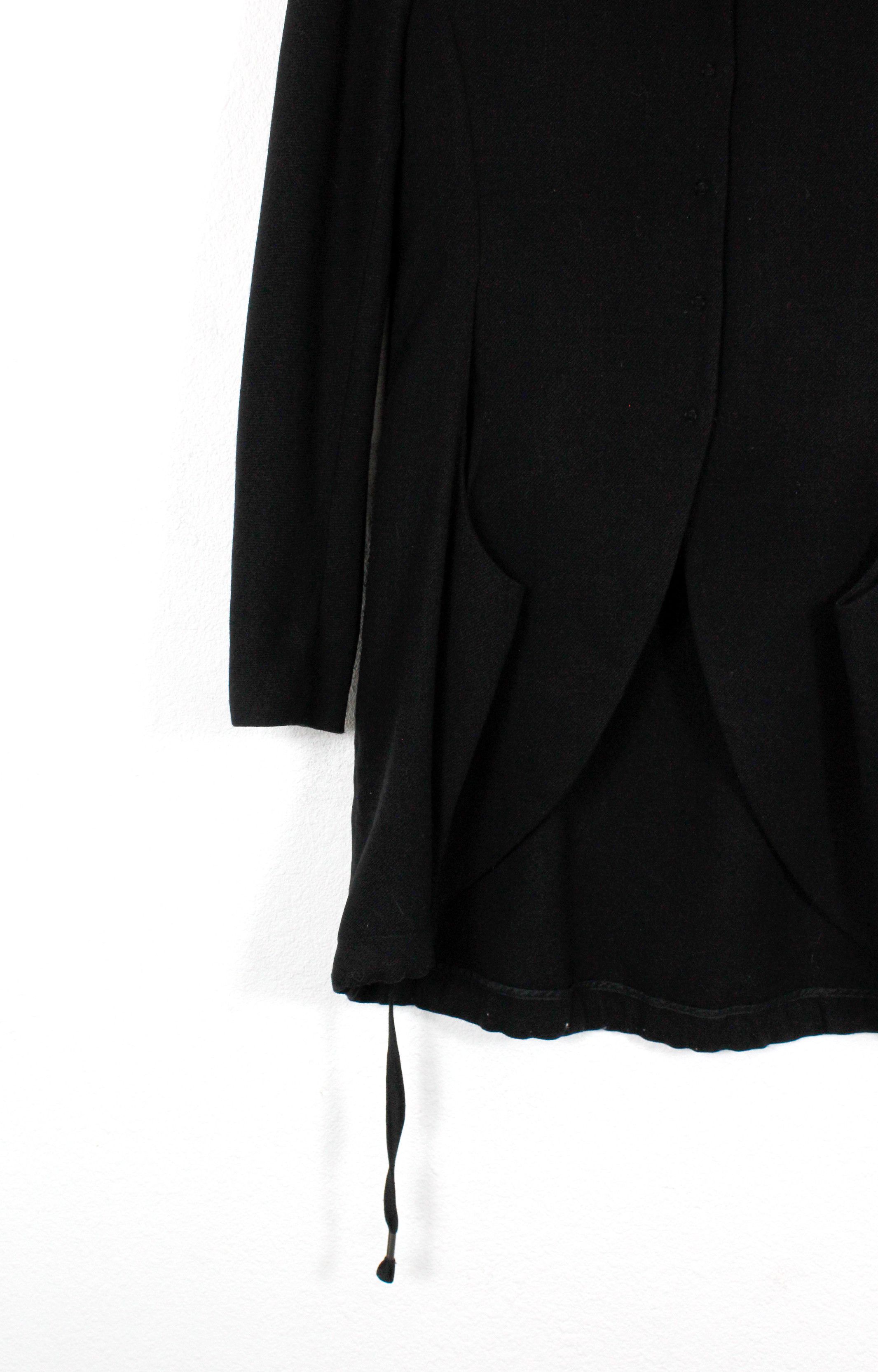 Annette Gortz × Vintage Annette Gortz Jacket Long Blazer Avant Garde Black Size S / US 4 / IT 40 - 5 Thumbnail
