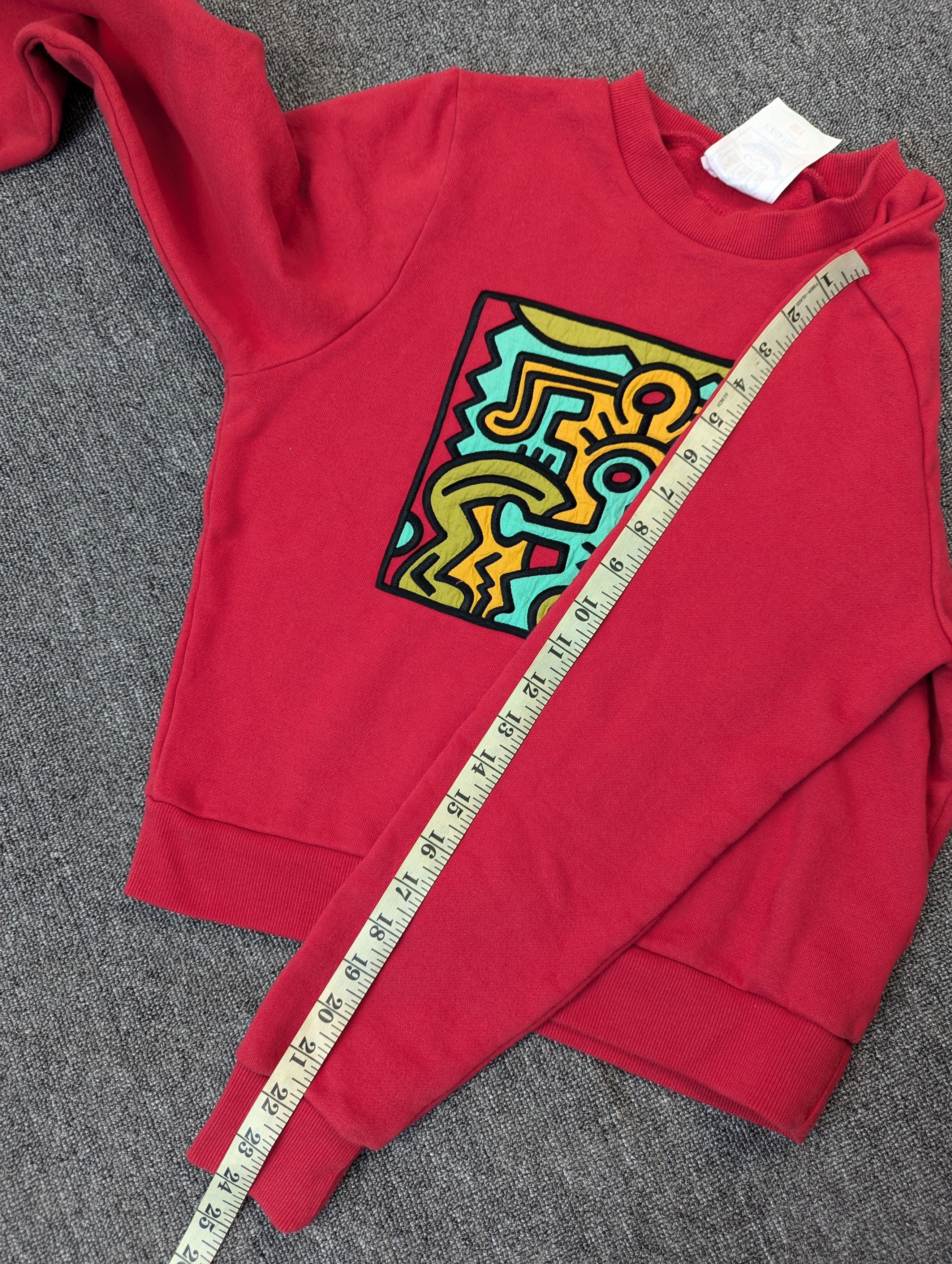 Designer × Keith Haring Keith Haring Meet SLY Cropped Crewneck Sweatshirt Size US S / EU 44-46 / 1 - 11 Thumbnail