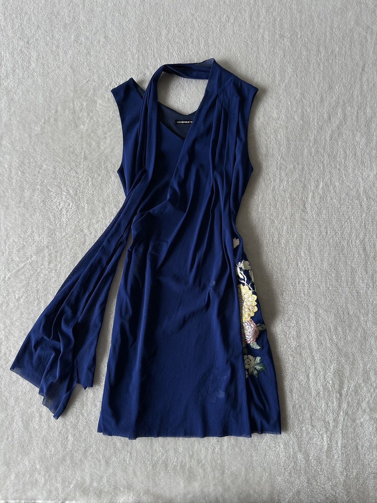 Vivienne Tam Vivienne Tam dress with attached scarf Size S / US 4 / IT 40 - 1 Thumbnail