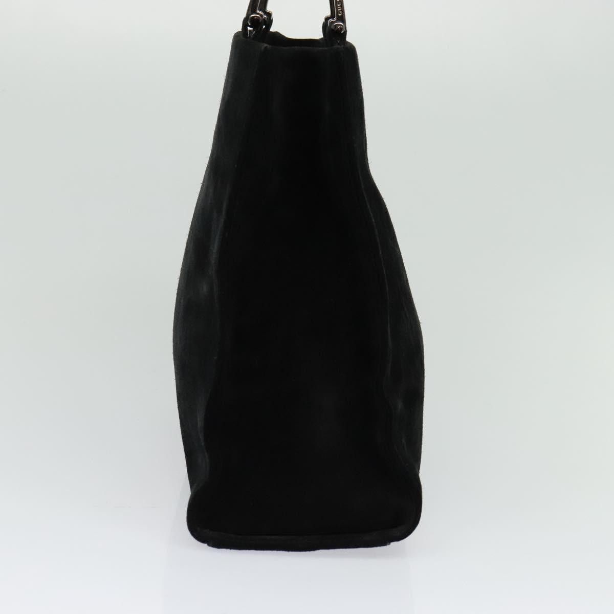 Gucci GUCCI Hand Bag Suede Black Silver 002 002 Size ONE SIZE - 5 Thumbnail