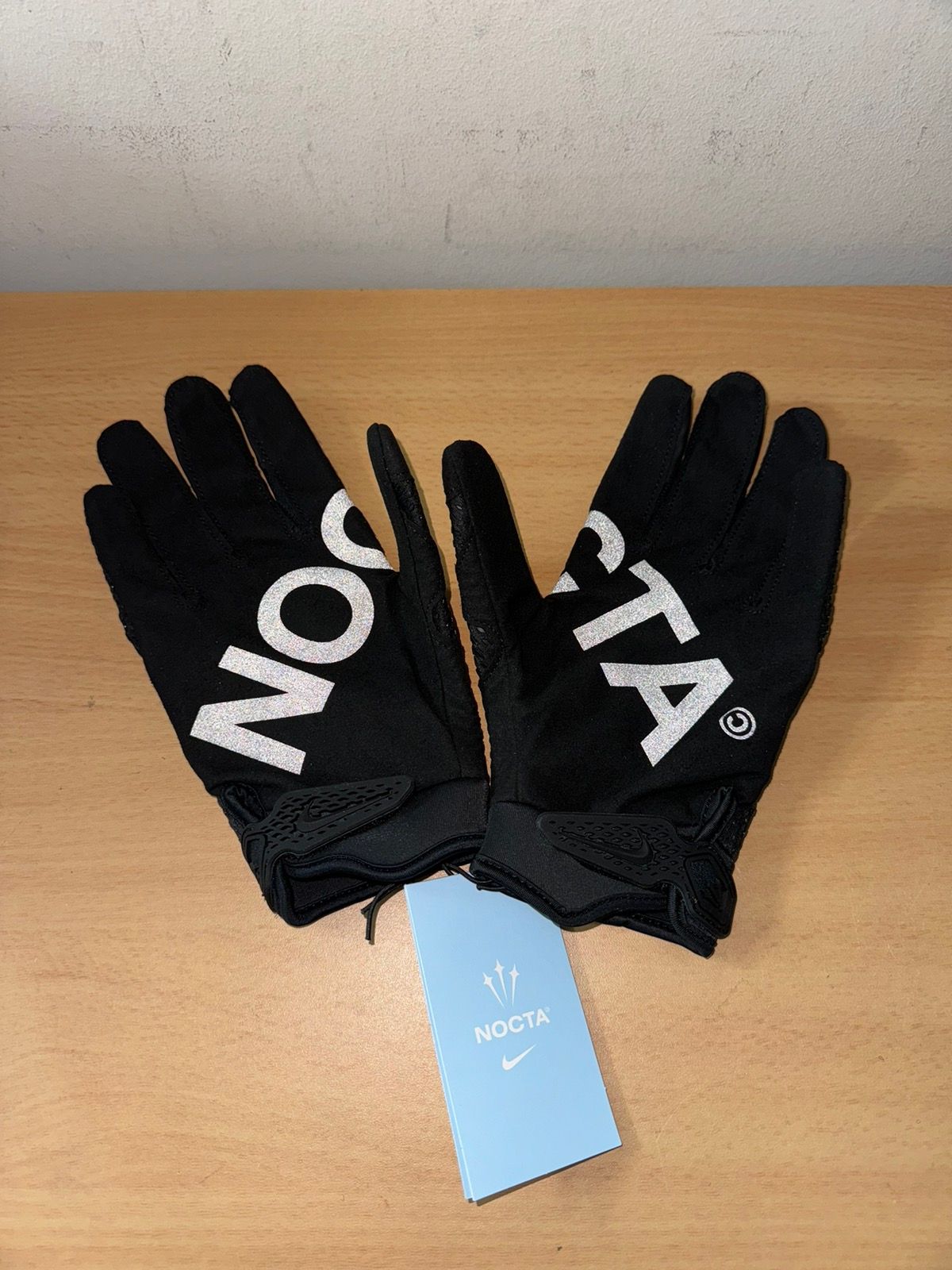 Pre-owned Drake X Nike Nocta Reflective Gloves (m) In Black
