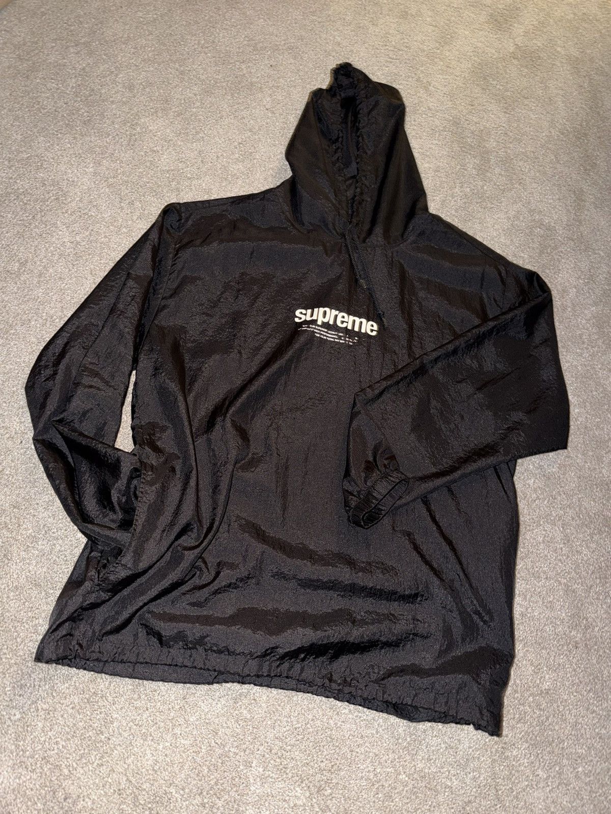 Supreme Supreme Curve Logos Ripstop Jacket | Grailed