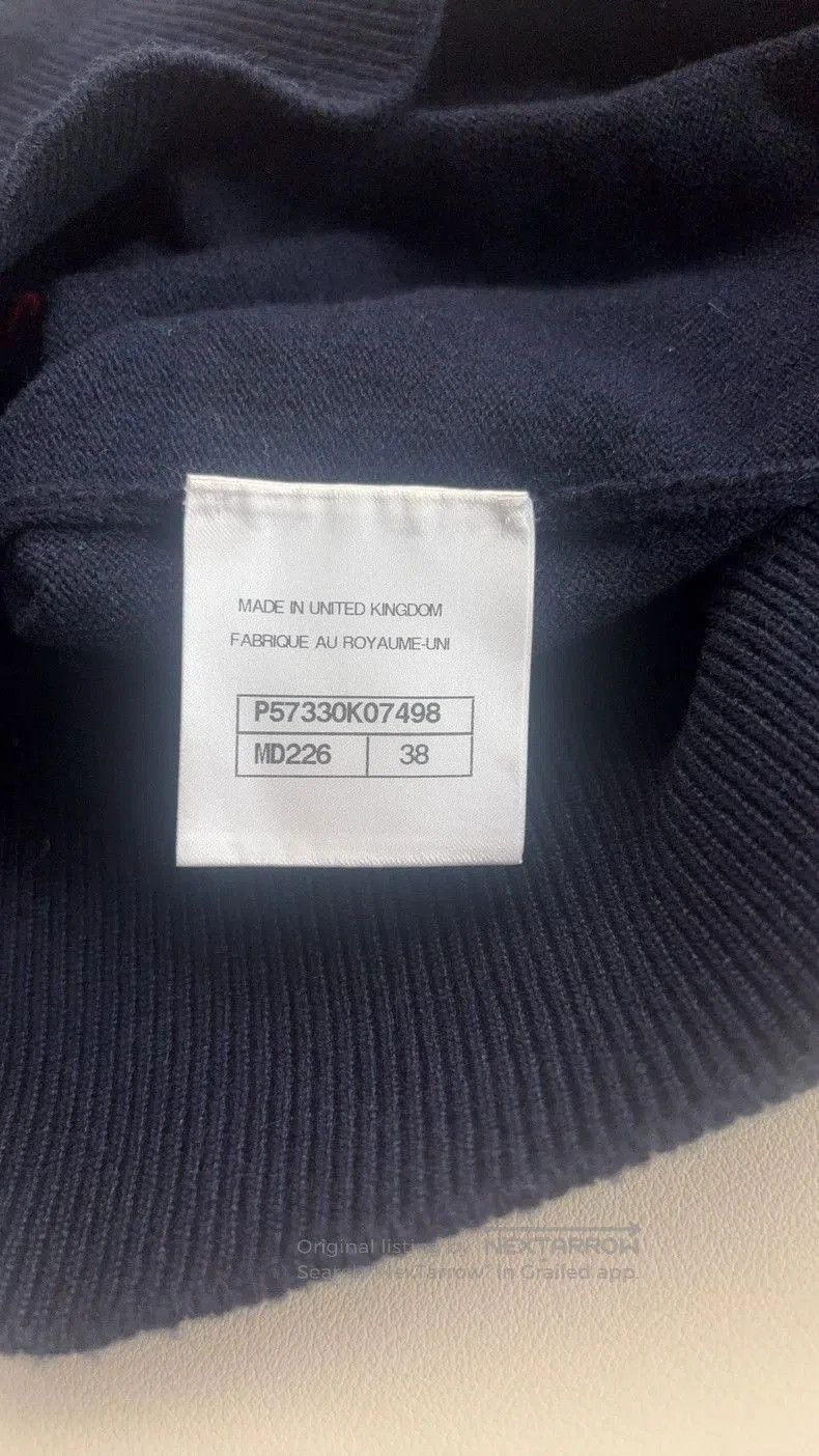 Chanel Chanel Navy Cashmere Sweater Long Sleeve. Size US S / EU 44-46 / 1 - 4 Thumbnail