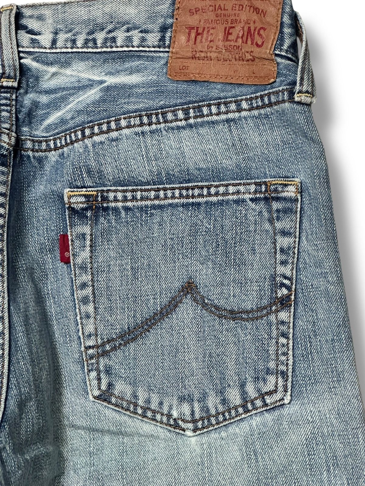 Japanese Brand Bobson Special Edition Flare Jeans – Light Blue Wash & Faded Size US 32 / EU 48 - 9 Thumbnail