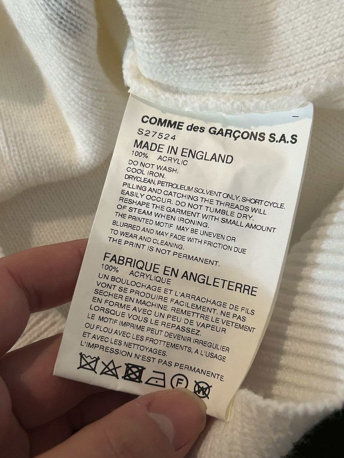 Comme des Garcons Strong Will Knit Sweater Size US S / EU 44-46 / 1 - 8 Thumbnail