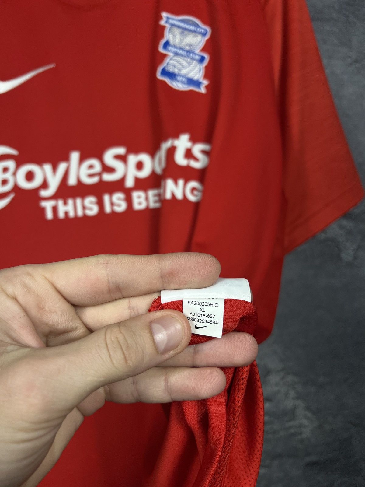 Nike Nike Birmingham City 2020/21 Away Soccer Jersey Tshirt Size US XL / EU 56 / 4 - 8 Thumbnail