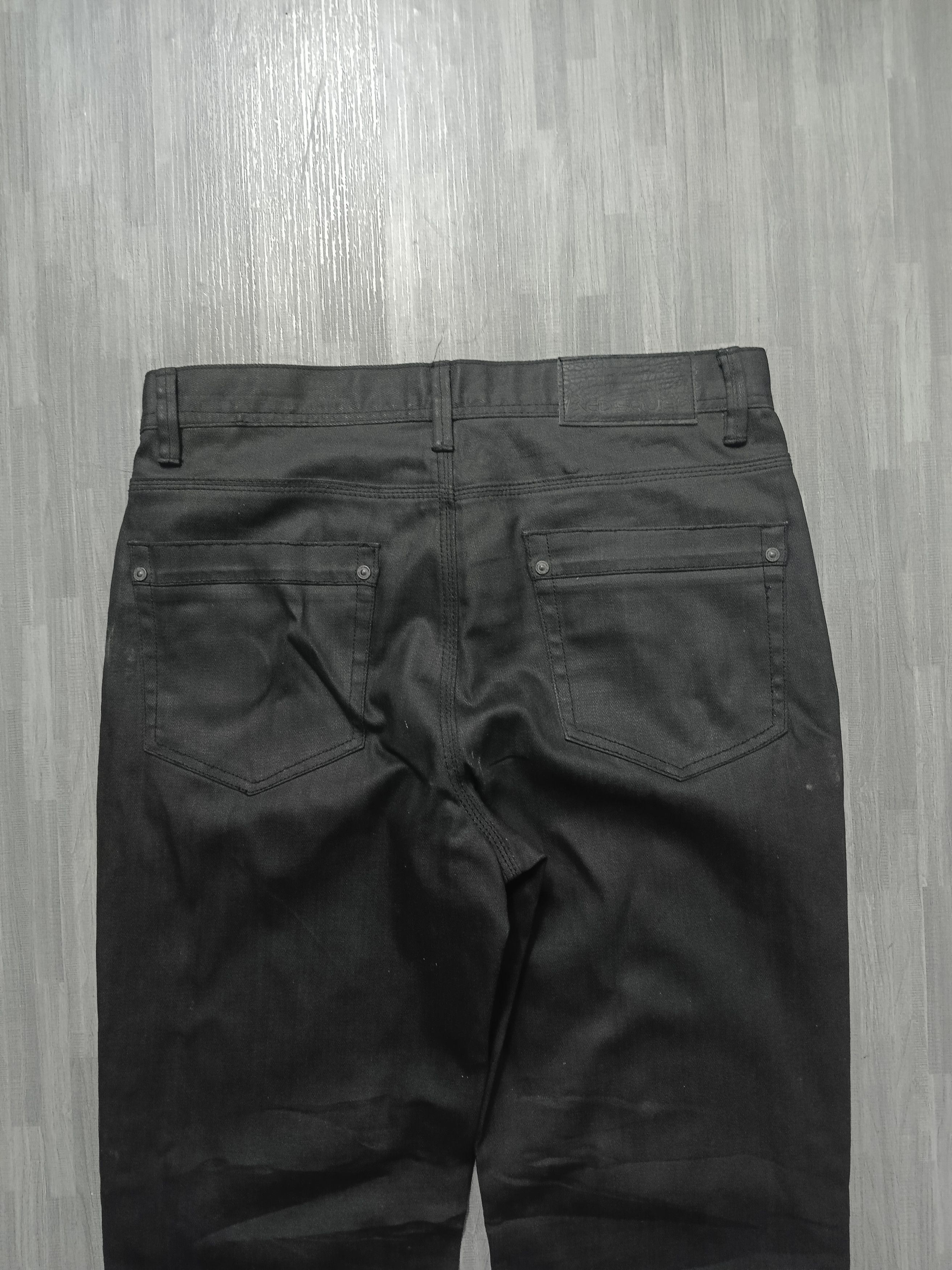 Other BLACK WAXED LE CHATEAU DENIM PANTS Size US 30 / EU 46 - 5 Thumbnail