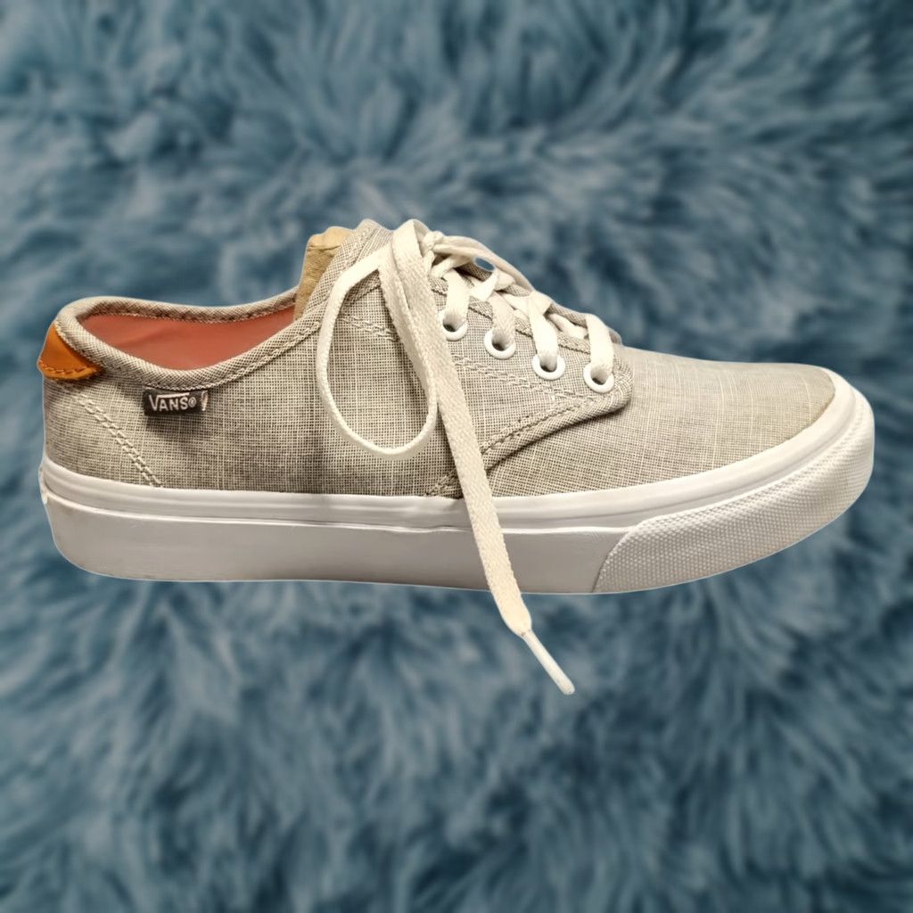 Vans VANS Off The Wall Ultracush Flats Sneakers Womens 7.5 Gray White Lace Up 721356, Size 7.5, Pre-owned, Shoes, Womens, Casual, Outdoor, Classic, 721356 Size US 8 / IT 38 - 1 Thumbnail