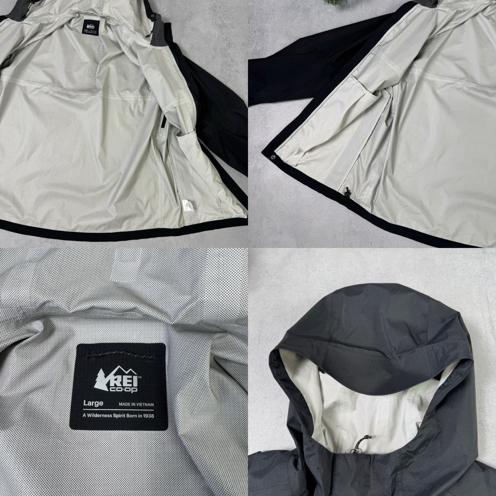 Vintage Rei Coop Men Jacket Hydrowall 2.5L Black Size L Men Size US L / EU 52-54 / 3 - 23 Thumbnail