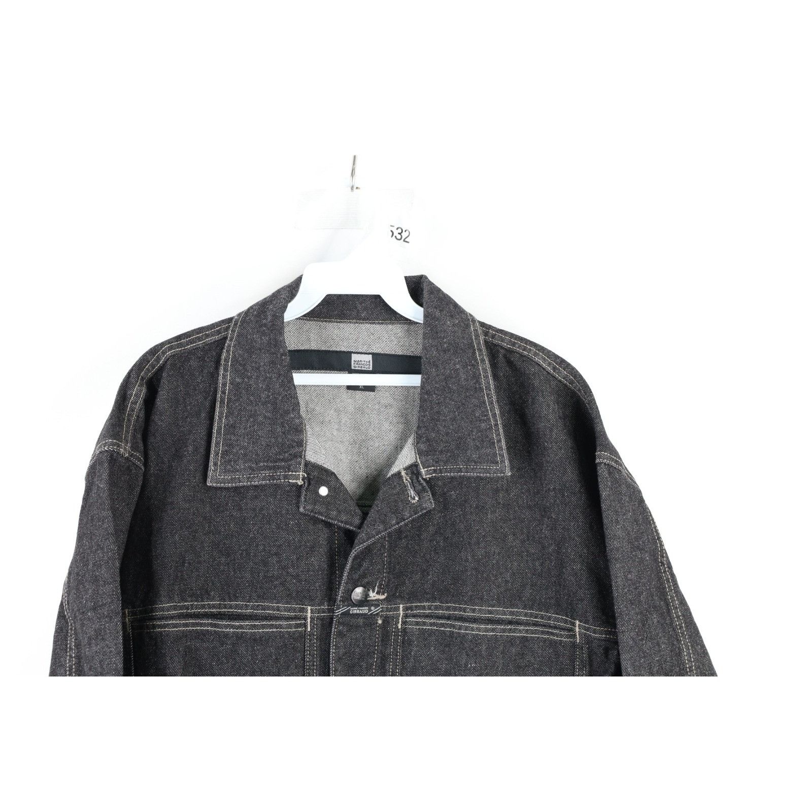 Marithe + Francois Girbaud × Vintage NOS Vintage 90s Marithe Francois Girbaud Denim Jacket Size US XL / EU 56 / 4 - 2 Thumbnail
