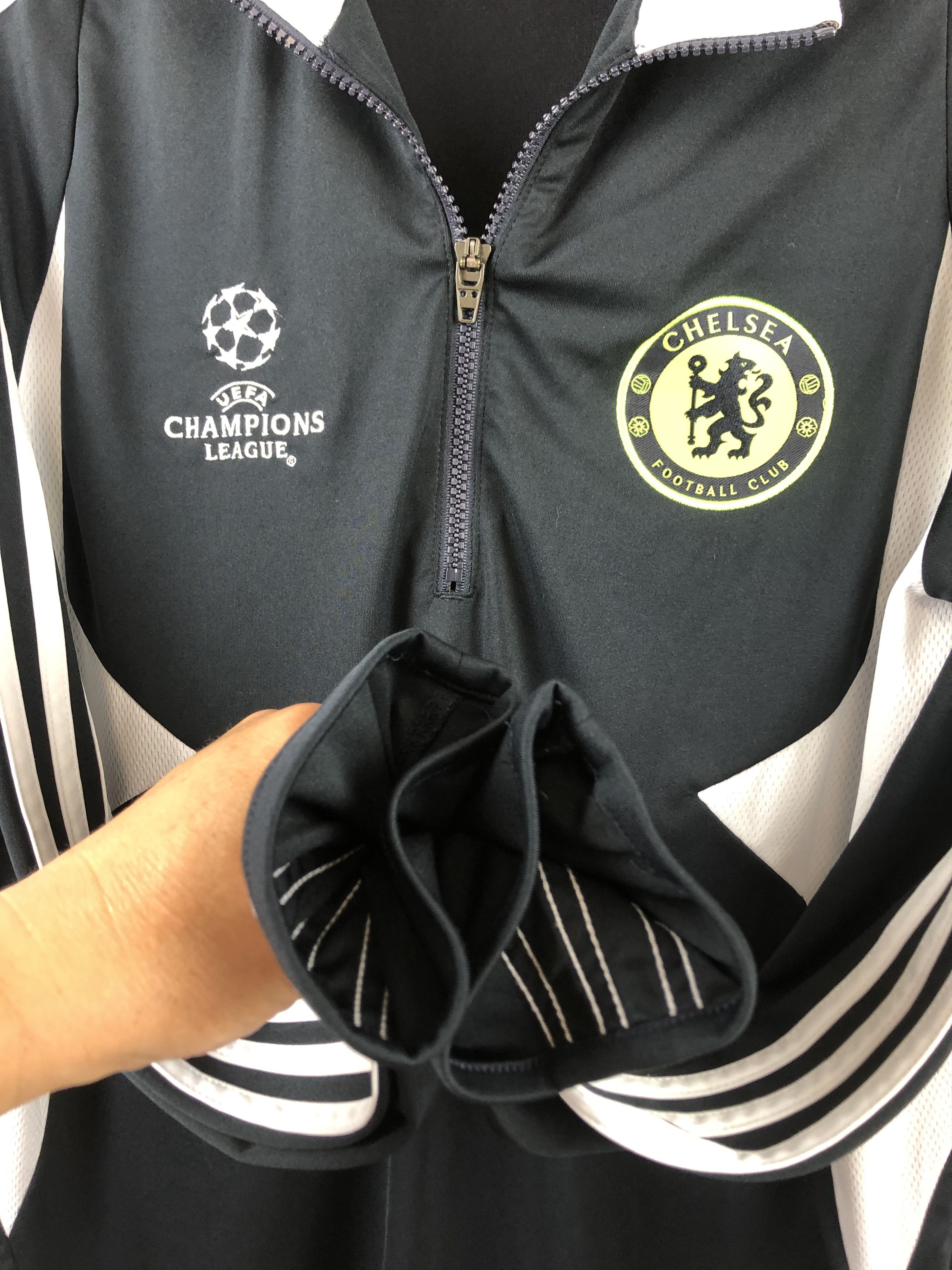 Adidas Vintage FC Chelsea Soccer Jacket Football Track Top Zip Rare Size US M / EU 48-50 / 2 - 9 Thumbnail