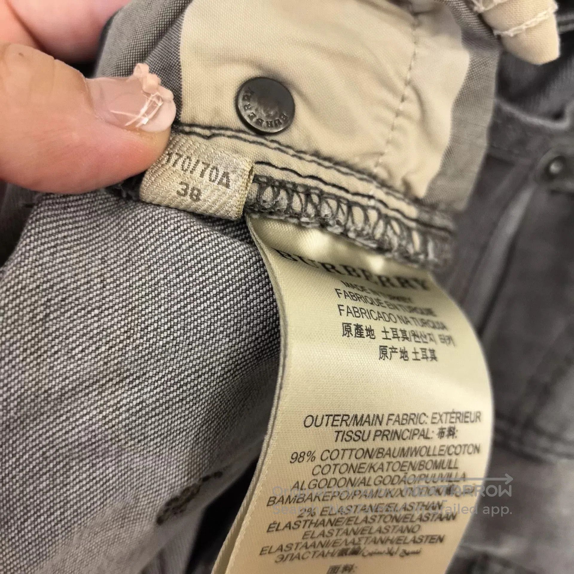 Burberry Burberry Women's Jeans. Size 37" - 3 Thumbnail