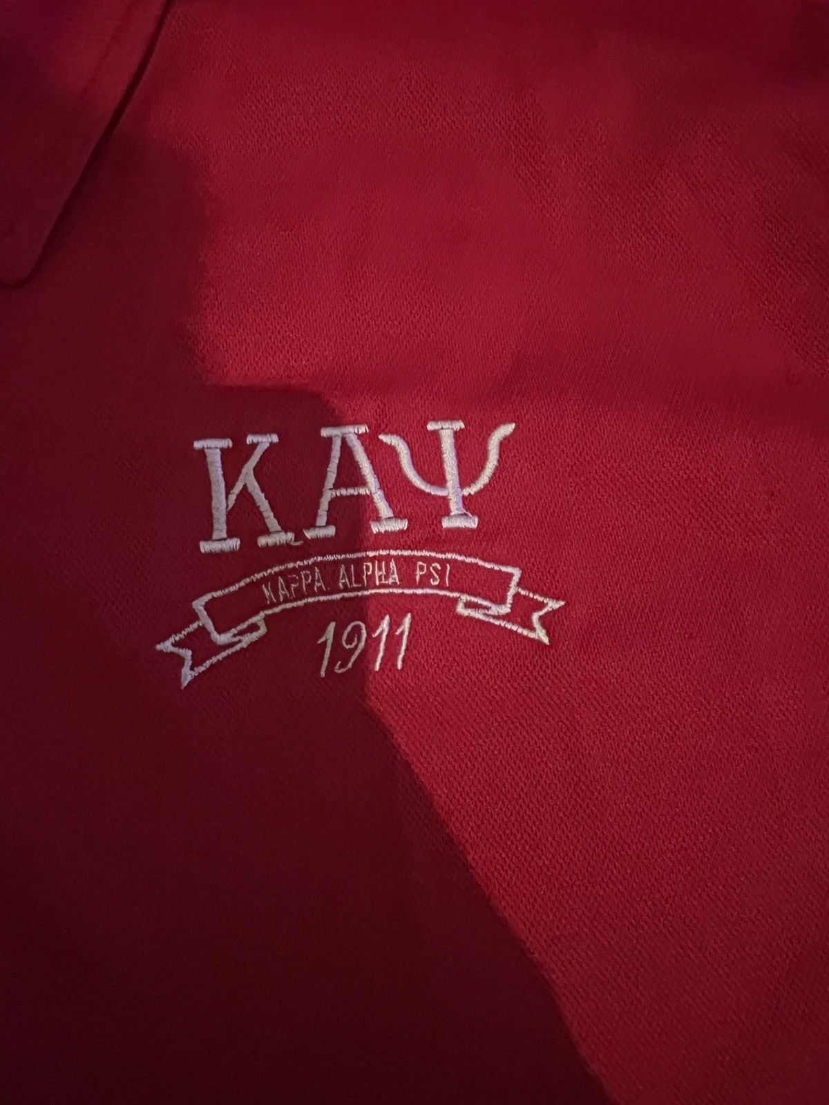 Kappa Kappa alpha psi krimson polo Size US XL / EU 56 / 4 - 2 Thumbnail