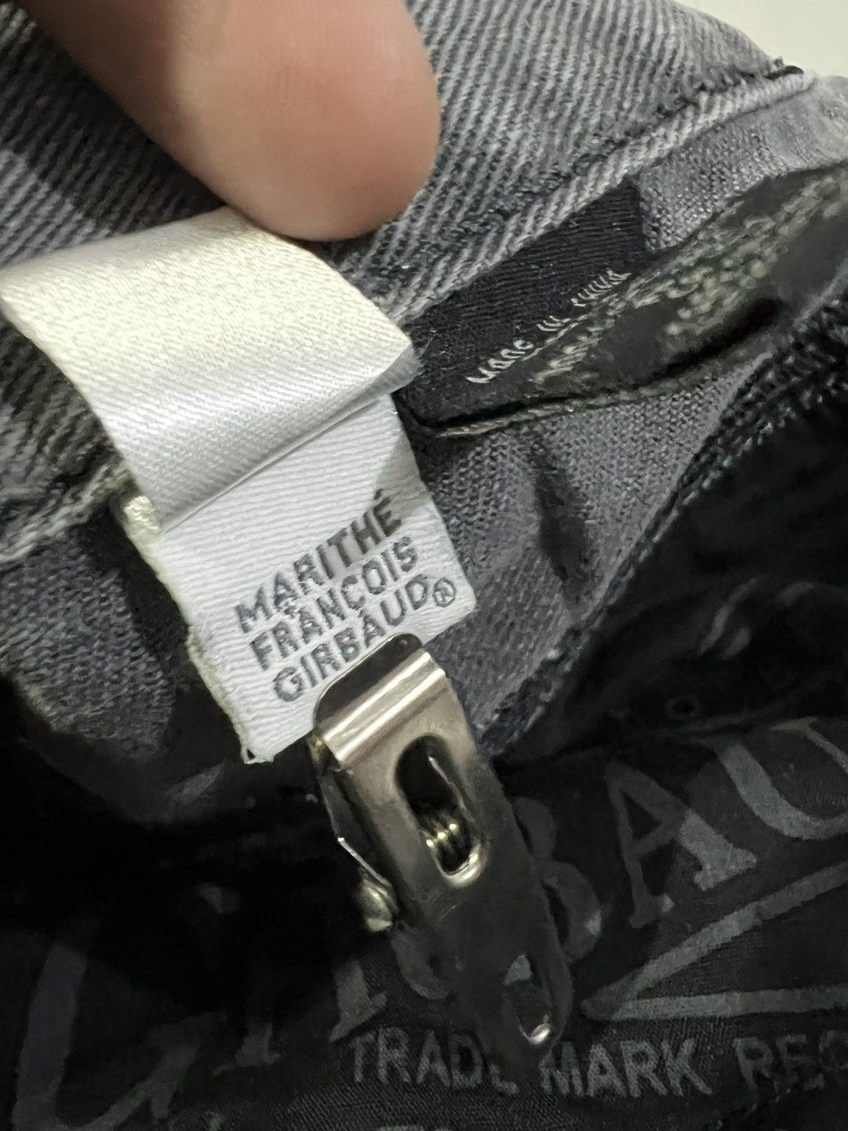 Designer × Marithe + Francois Girbaud Marithe Francois Girbaud Grey Loose Fit Baggy Jeans Size US 42 / EU 58 - 11 Thumbnail